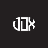 DCX letter logo design on black background. DCX creative initials letter logo concept. DCX letter design.