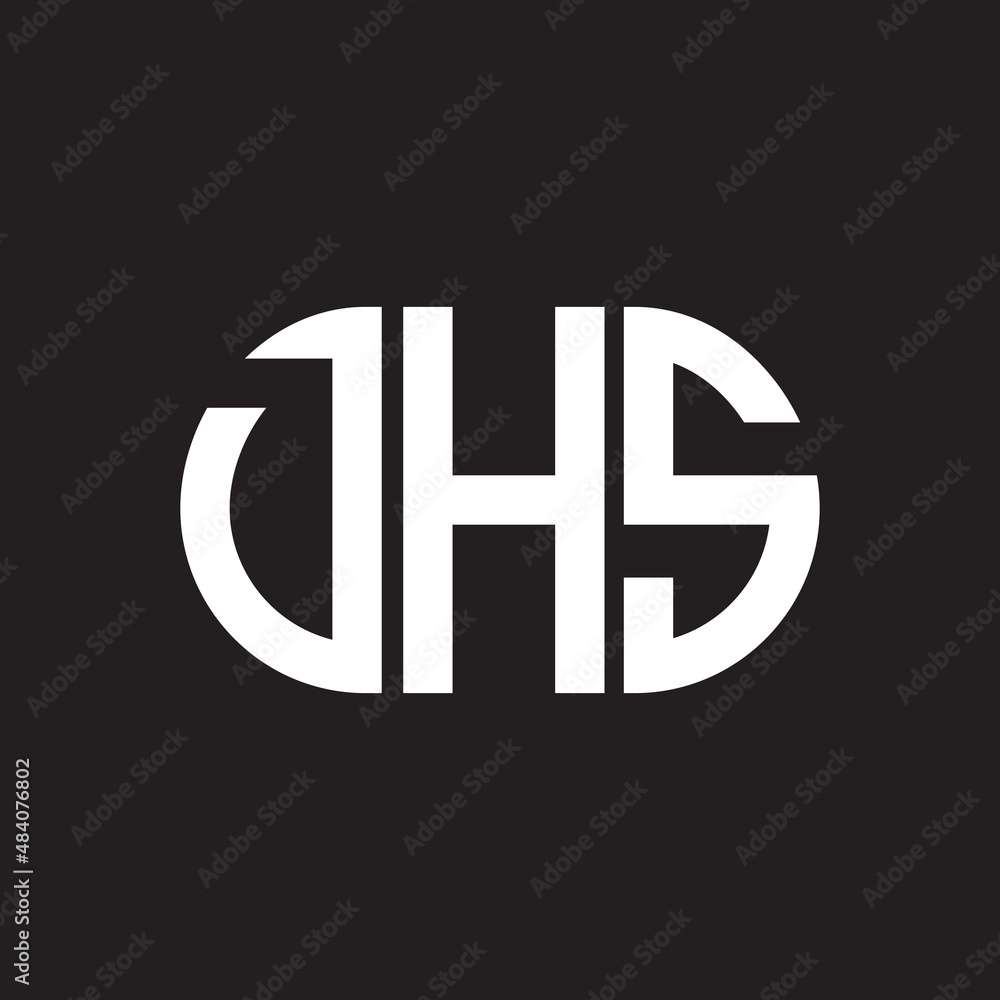 DHS letter logo design on black background. DHS creative initials letter logo concept. DHS letter design. DHS letter logo design on black background. DHS creative initials letter logo concept. DHS letter design.