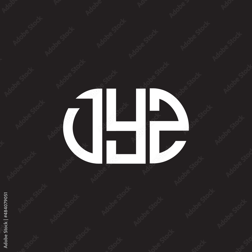 DYZ letter logo design on black background. DYZ creative initials letter logo concept. DYZ letter design. DYZ letter logo design on black background. DYZ creative initials letter logo concept. DYZ letter design.