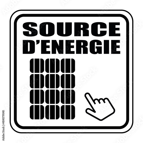 Logo source d'énergie.