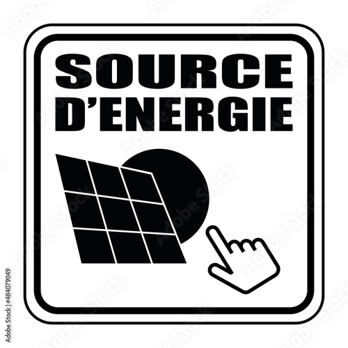 Logo source d'énergie.