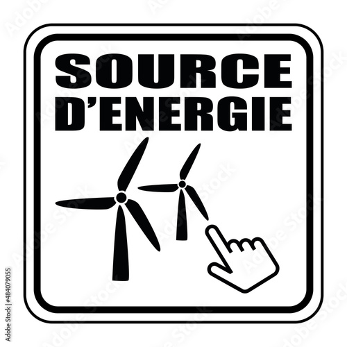 Logo source d'énergie.