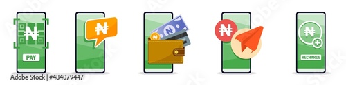 Online Mobile Banking with Nigerian Naira Money