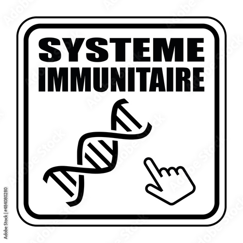Logo système immunitaire.
