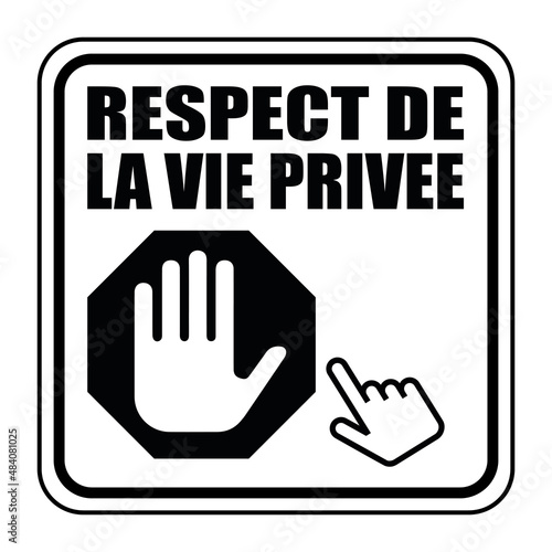 Logo respect de la vie privée.