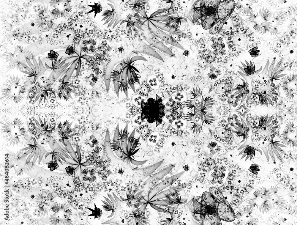 Naklejka premium Imaginatory fractal abstract background Image