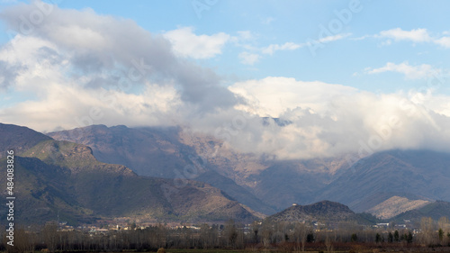 Scenic view of a clouds over a mountains © GreenThumbShots
