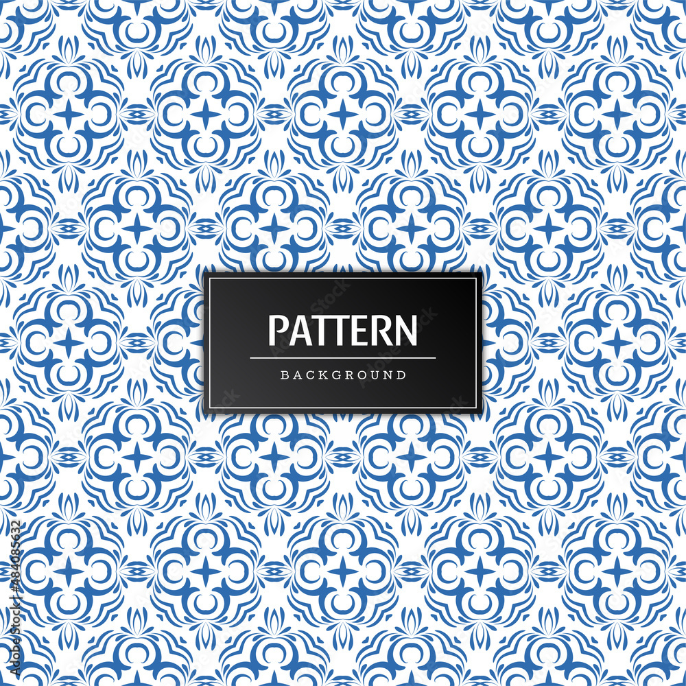 Beautiful decorative pattern design background Beautiful decorative pattern design background