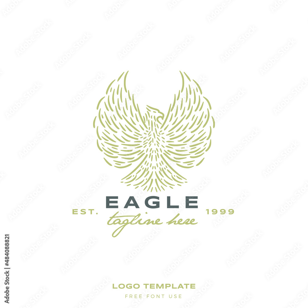logo eagle animal premium vector logo eagle animal premium vector
