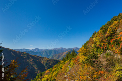 青空、山