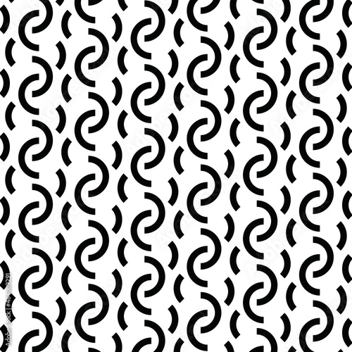 Abstract patterns geometric black and white graphic design print