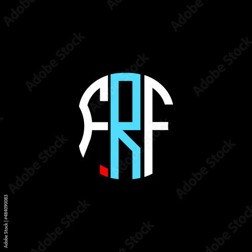 FRF letter logo creative design. FRF unique design photo