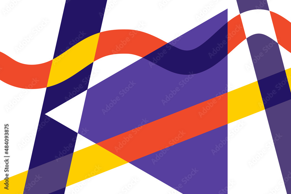 Abstract modern background with geometric flat figures in a modern style for backgrounds, cards, banners, presentations. Vector illustration Abstract modern background with geometric flat figures in a modern style for backgrounds, cards, banners, presentations. Vector illustration