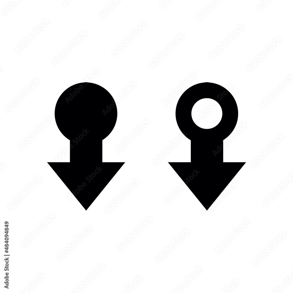 male and female symbol - person sign couple user button icons male and female symbol - person sign couple user button icons