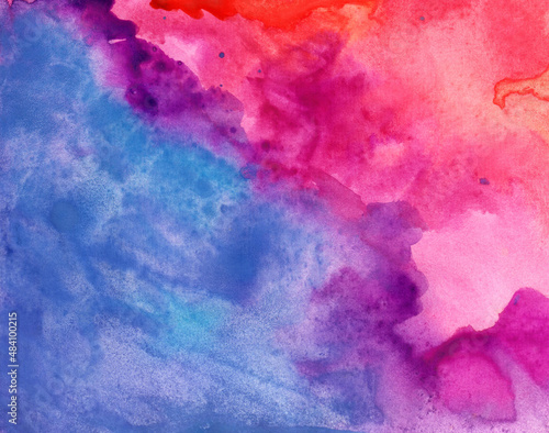 Hand drawn abstract watercolor background with texture 