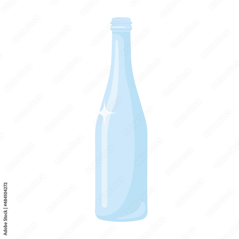glass bottle Cartoon vector illustration isolated object glass bottle Cartoon vector illustration isolated object