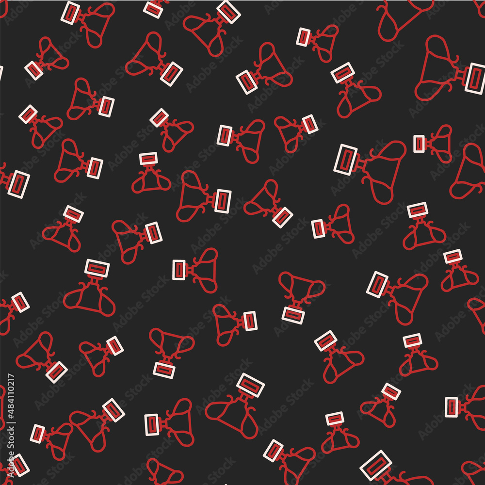 Line Award cup icon isolated seamless pattern on black background. Winner trophy symbol. Championship or competition trophy. Sports achievement sign. Vector Line Award cup icon isolated seamless pattern on black background. Winner trophy symbol. Championship or competition trophy. Sports achievement sign. Vector