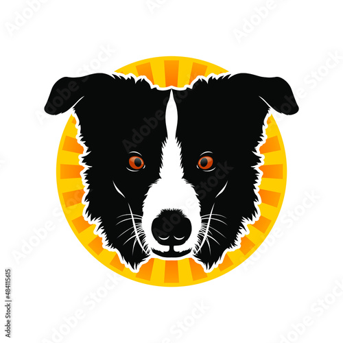 Dog Logo Vector Template, Design element for logo, poster, card, banner, emblem, t shirt. Vector illustration