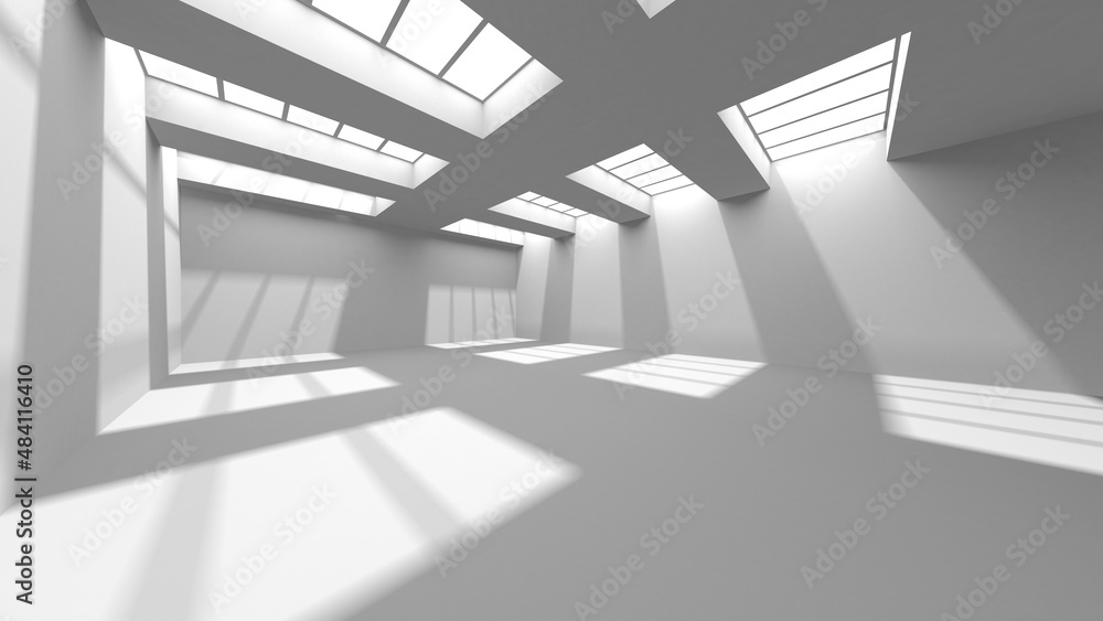 Fototapeta premium Abstract White Architecture Design Concept