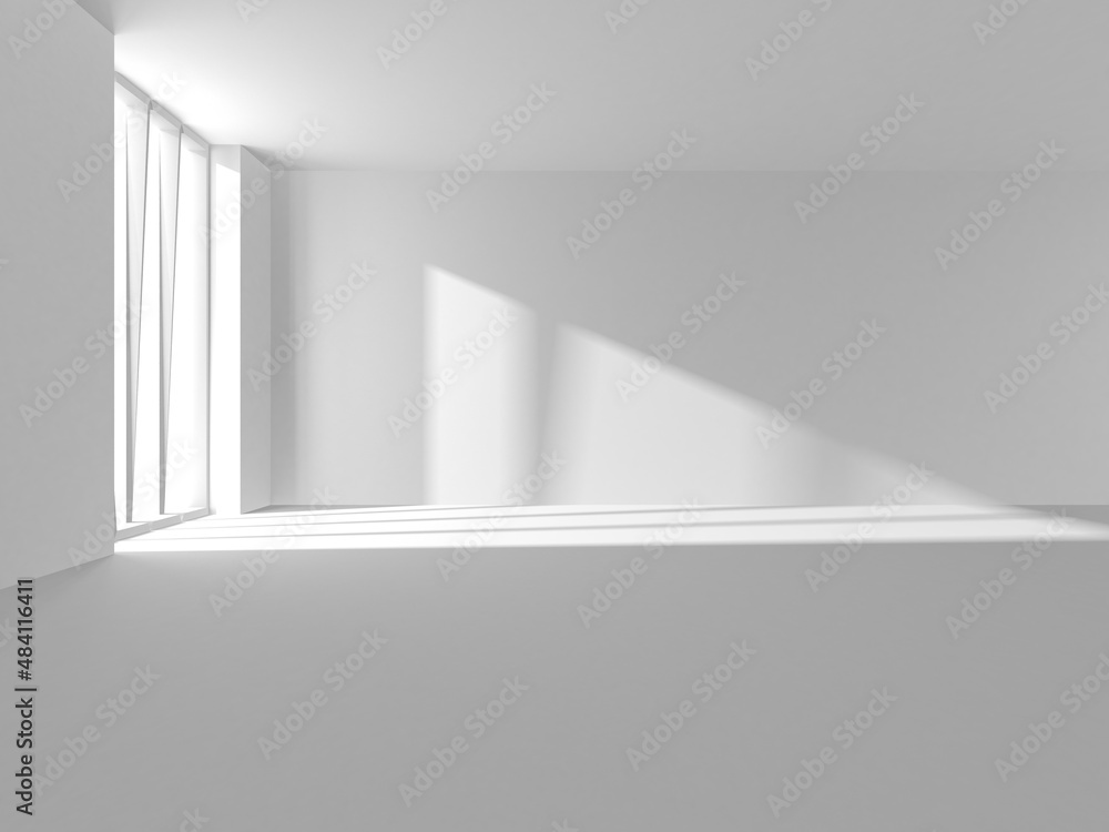 Abstract White Architecture Design Concept Abstract White Architecture Design Concept