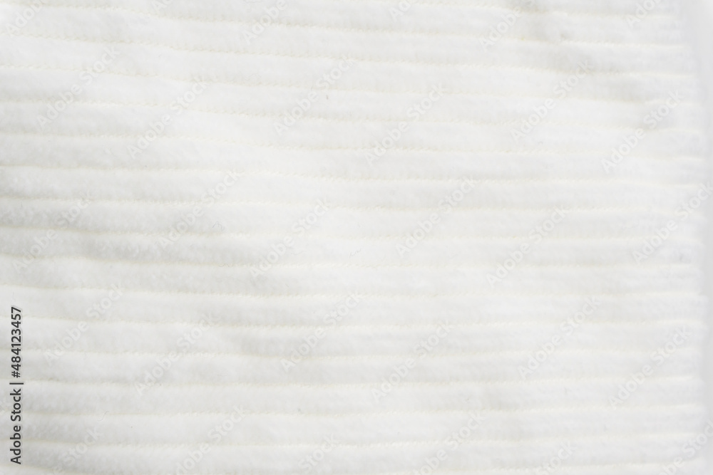 Fototapeta premium White fabric velvet texture close up