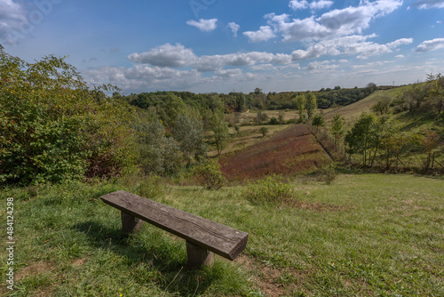 the nature reserve in the former Weilbacher Gravel pits, Hesse, Germany