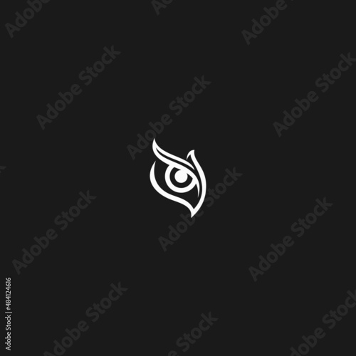 BEST OWL EYES LOGO VECTOR EDITABLE