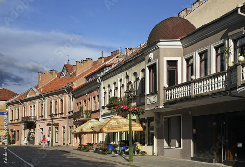Vilniaus street in Kaunas. Lithuania