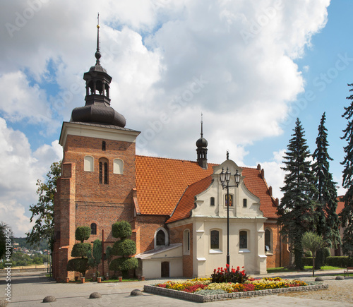 Roman catholic church of St. John Baptist at Old market square in Wloclawek. Poland