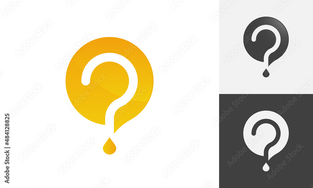 yellow question round shape vector, stock images yellow question round shape vector, stock images