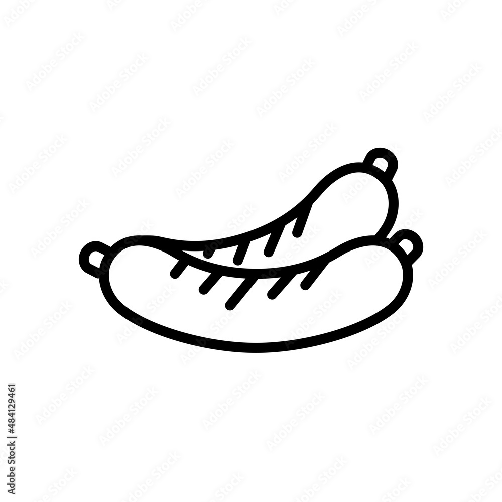 Sausage Icon Vector Design Template Illustration Sign And Symbol Sausage Icon Vector Design Template Illustration Sign And Symbol