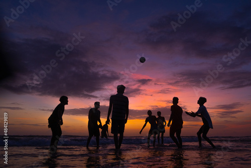 soccer by the beach
