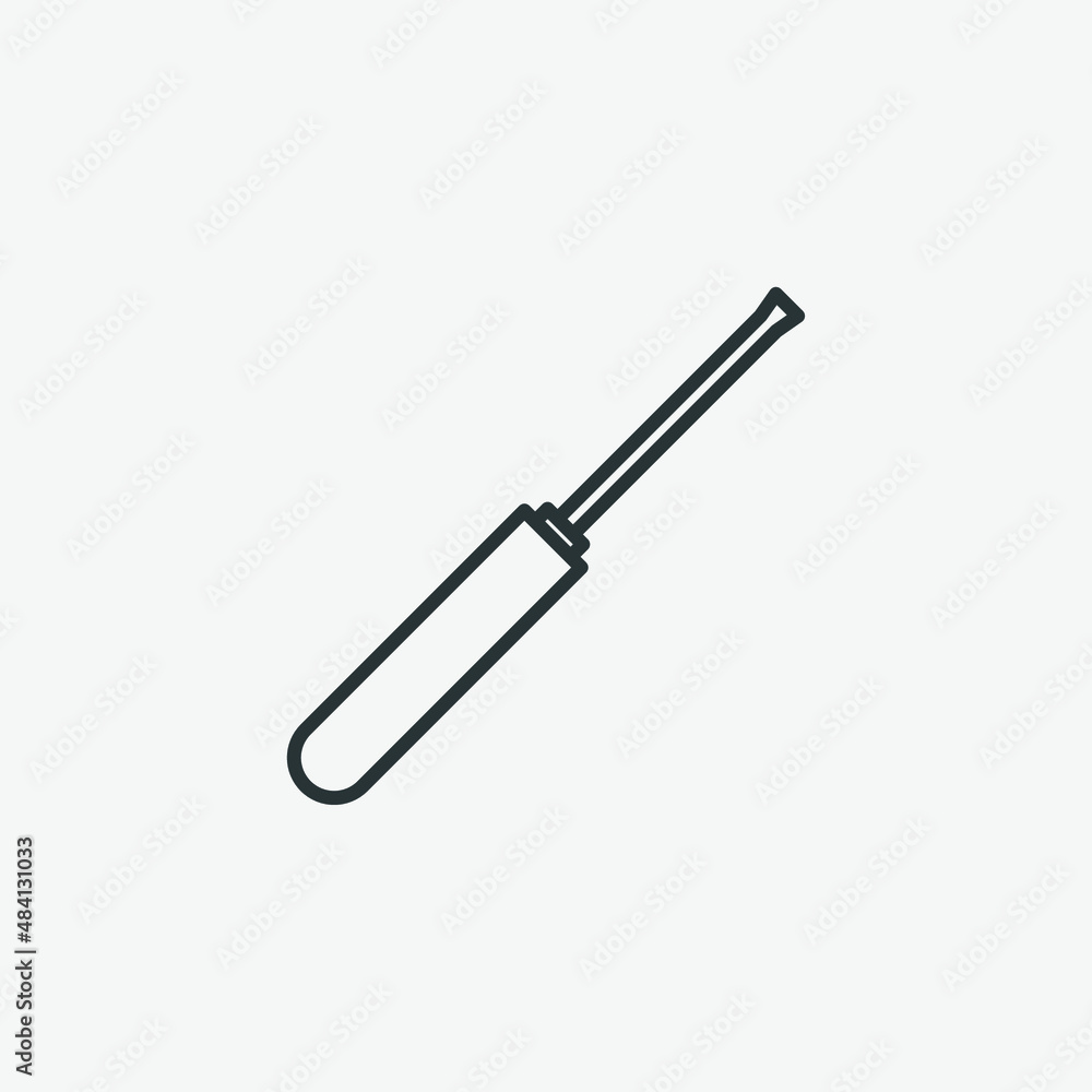 screwdriver, wrench, repair, tool isolated vector icon screwdriver, wrench, repair, tool isolated vector icon