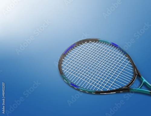 A professional paddle tennis racket with natural lighting on background. © BillionPhotos.com