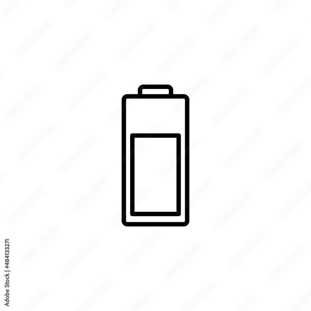 Battery icon. battery charging sign and symbol. battery charge level Battery icon. battery charging sign and symbol. battery charge level