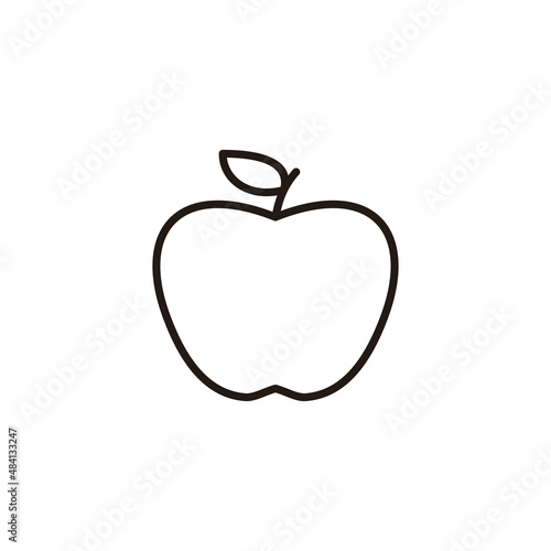 Apple icon. Apple sign and symbols for web design.