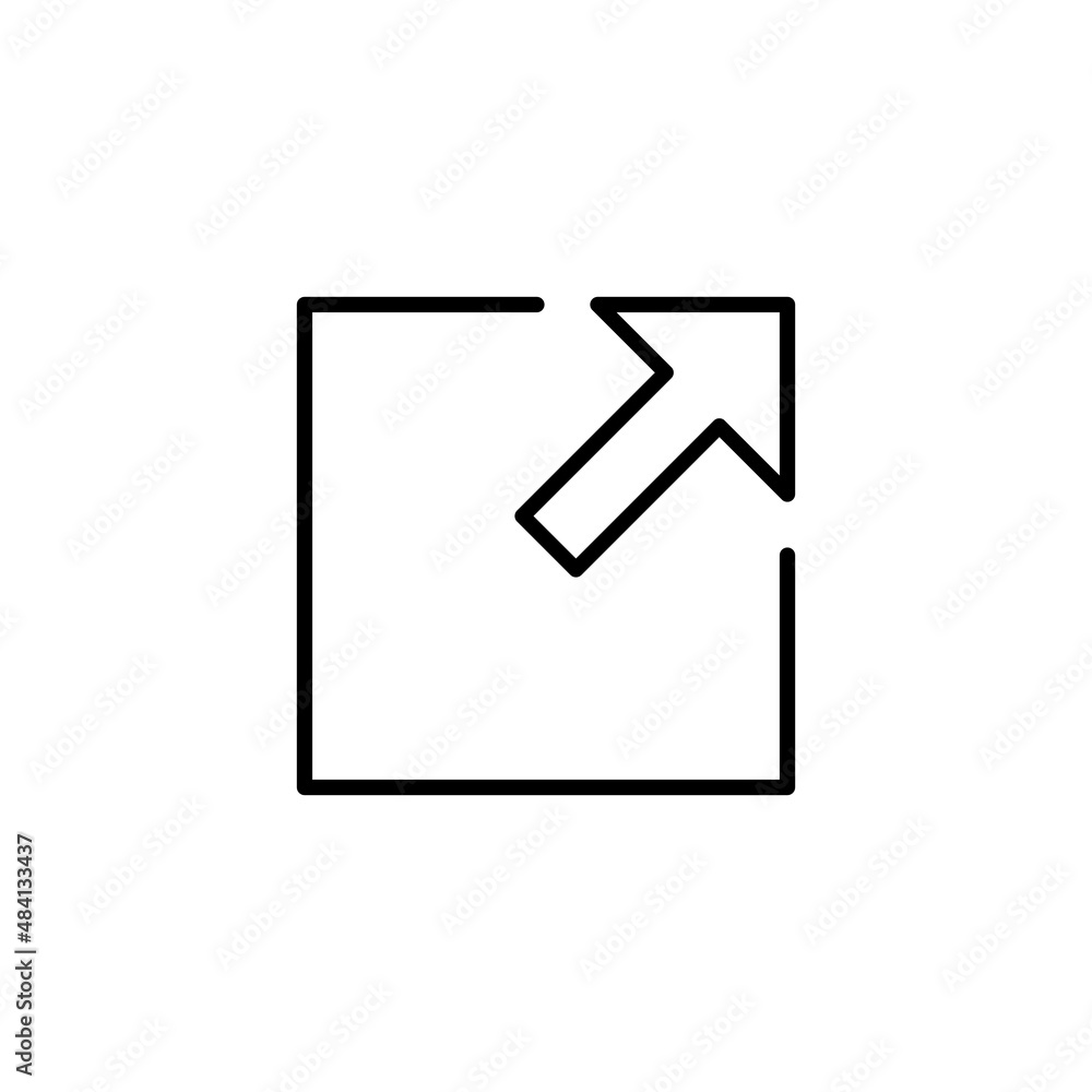 External link icon. link sign and symbol. hyperlink symbol External link icon. link sign and symbol. hyperlink symbol