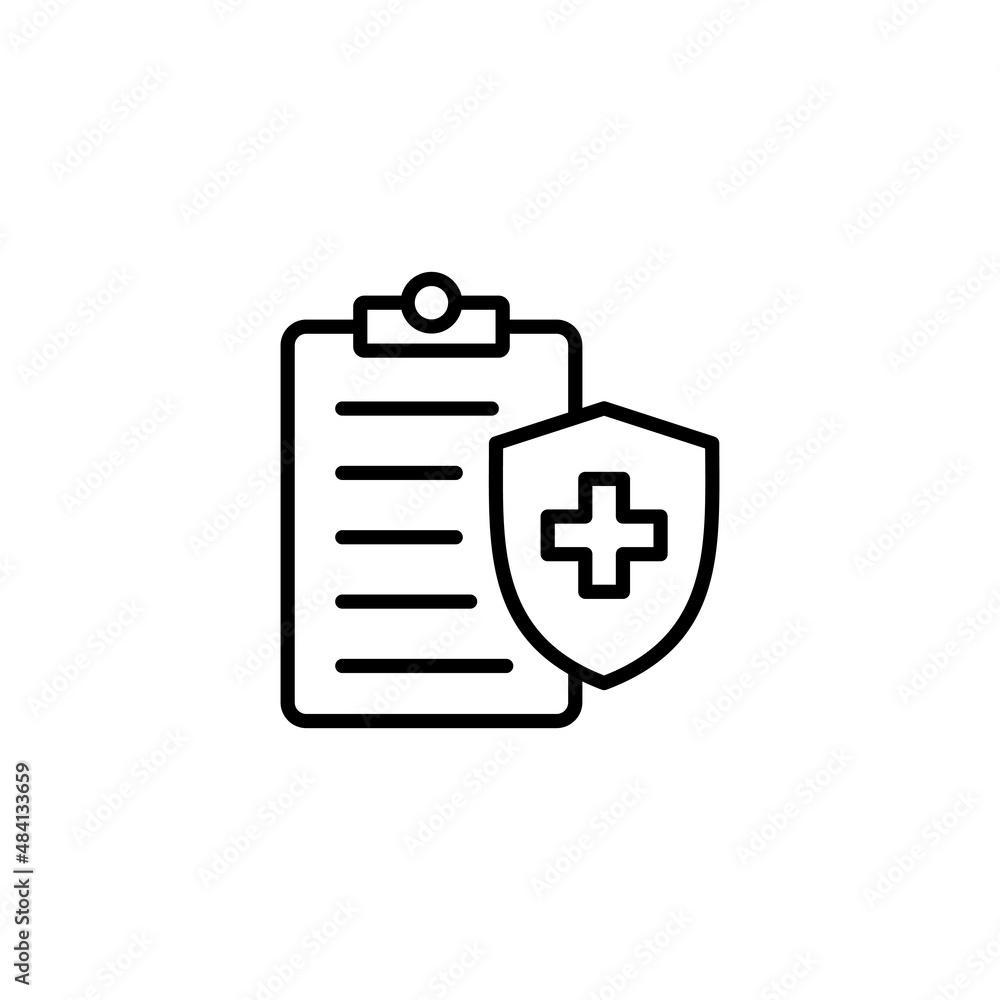 Medical insurance icon. health insurance sign and symbol Medical insurance icon. health insurance sign and symbol