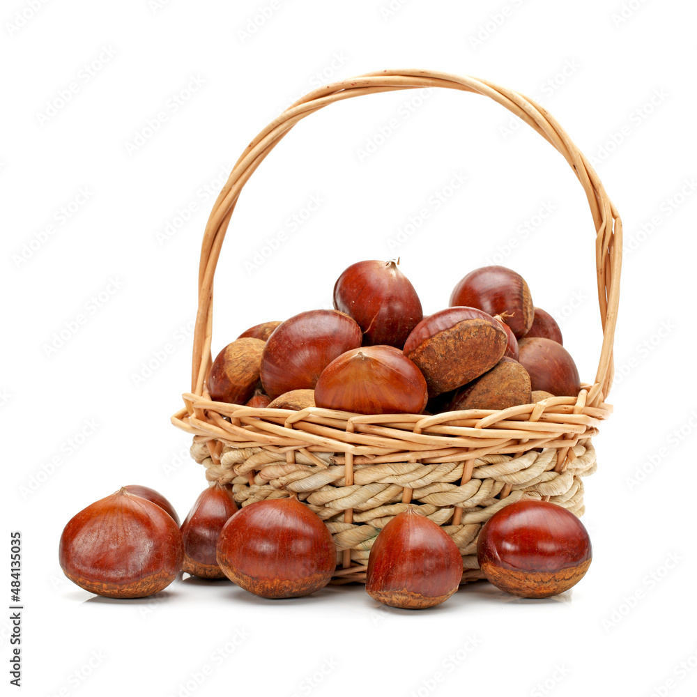 chestnuts in a basket