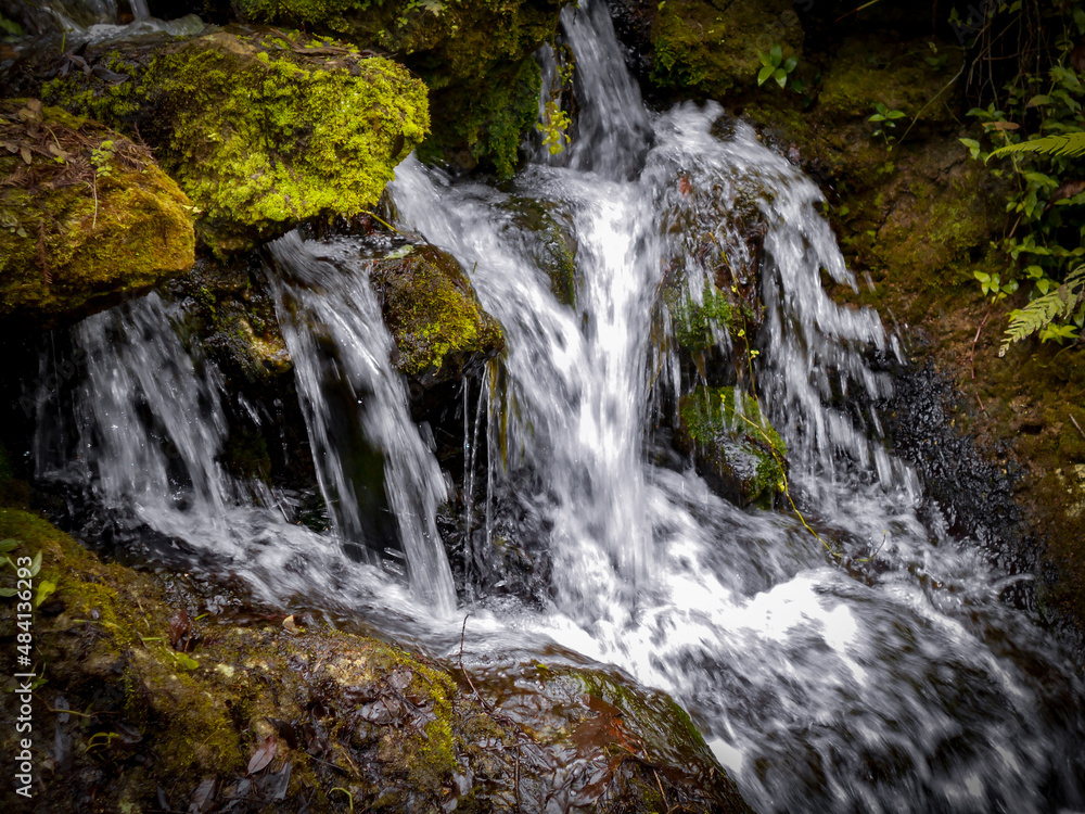Flowing waterfall Flowing waterfall