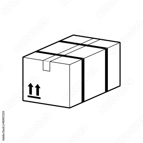 Packing box strapping
