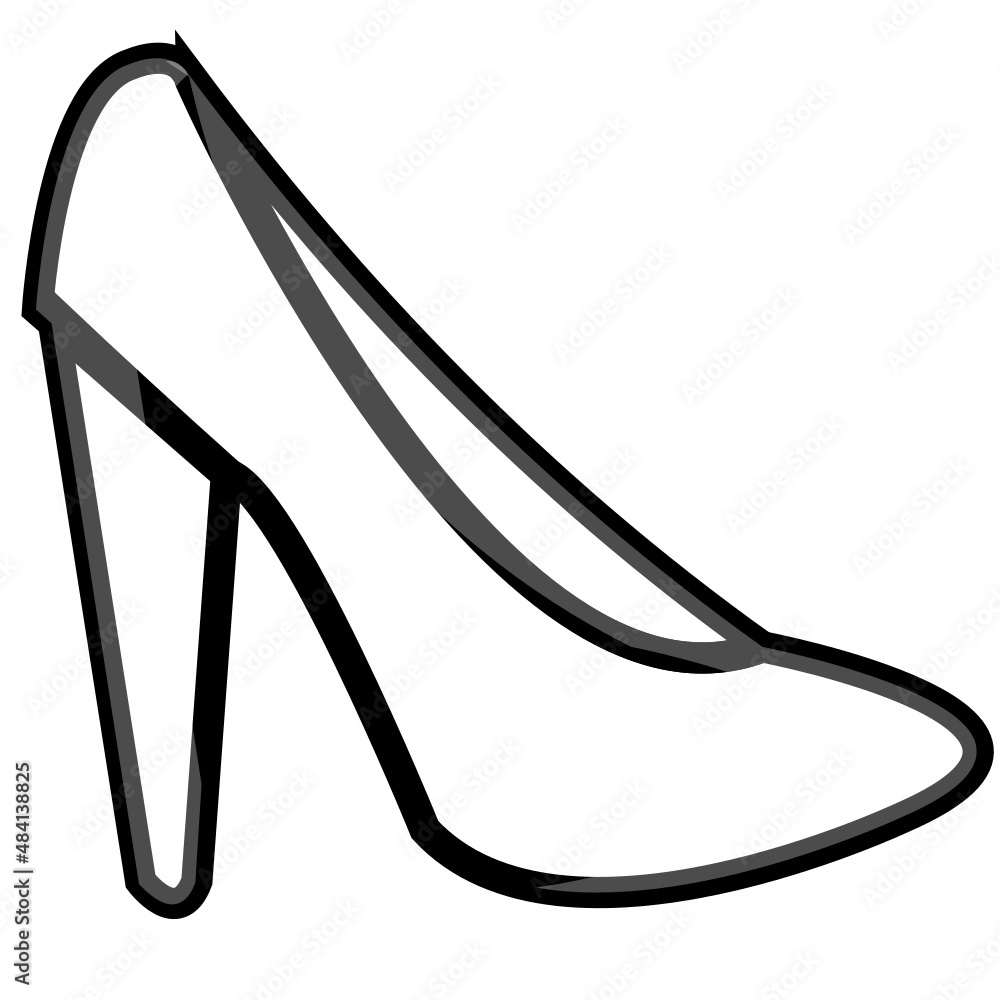 Heels Shoes Isolated Vector Illustration which can be easily Download Heels Shoes Isolated Vector Illustration which can be easily Download