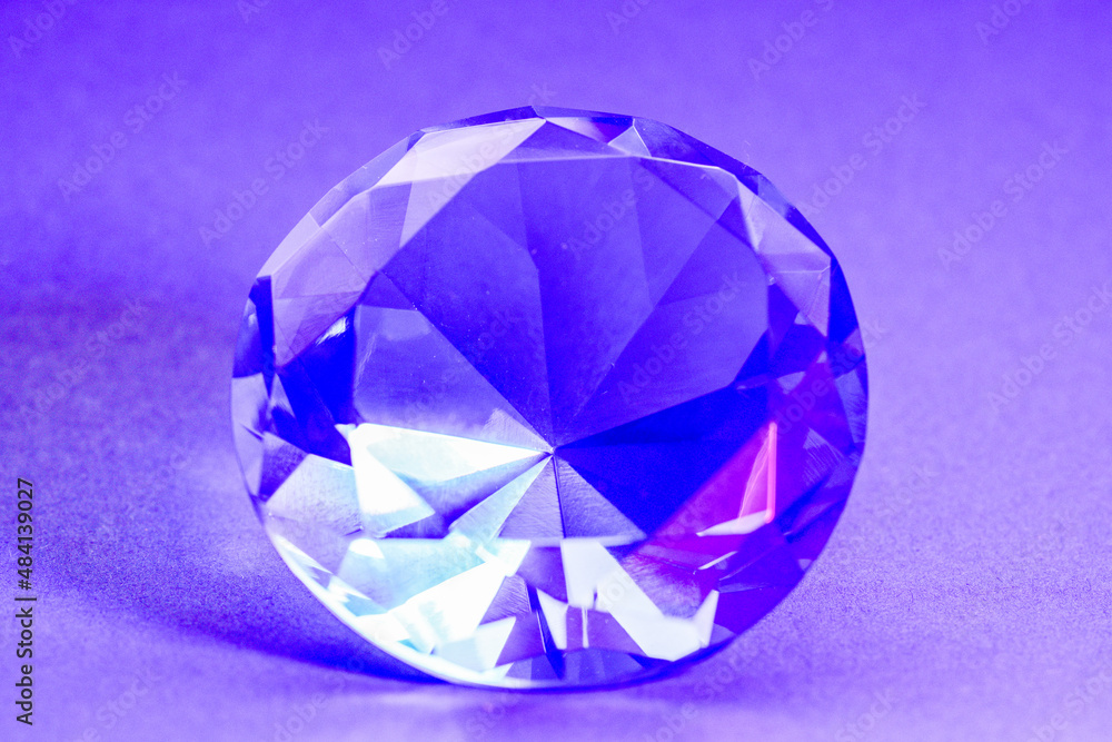Brilliant cut diamonds photographed in the studio Brilliant cut diamonds photographed in the studio