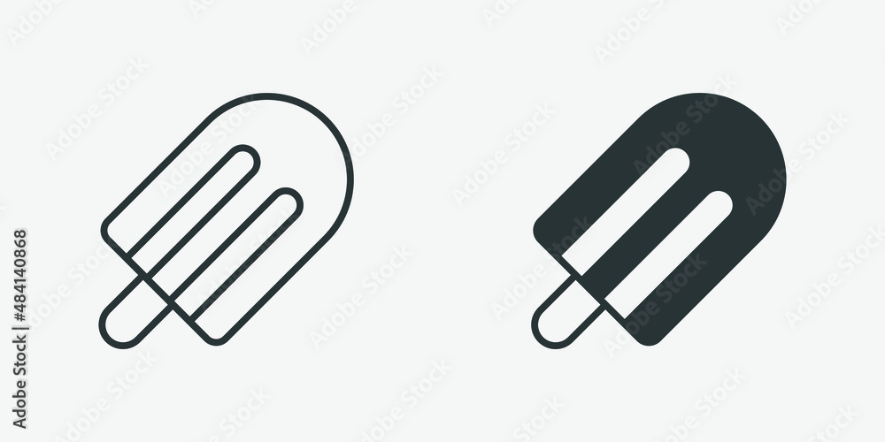 ice cream, summer icon vector set symbol ice cream, summer icon vector set symbol