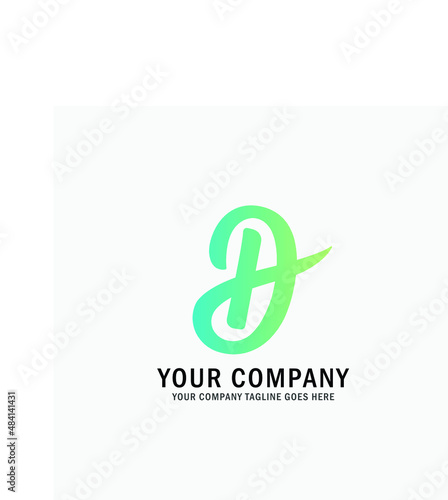D Letter Logo And Icon, Logo template