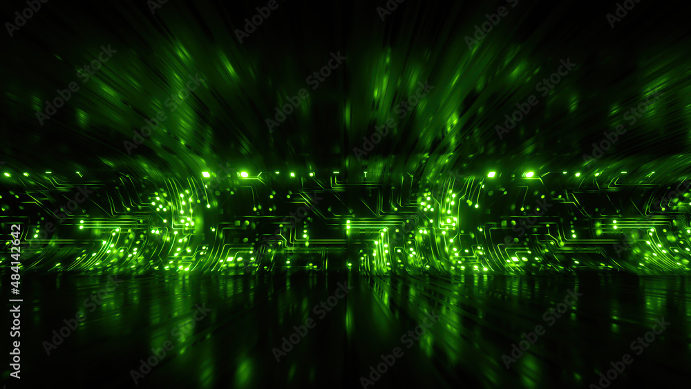 abstract neon green wallpaper