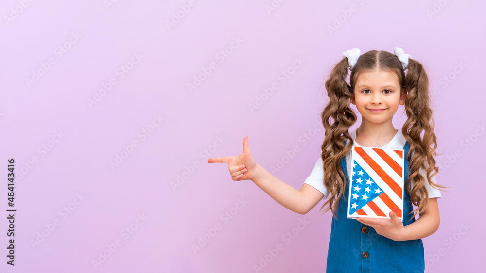 The girl enjoys studying at a private foreign school, Studying foreign languages abroad.