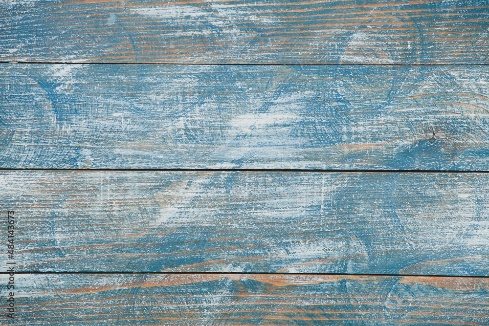 Obraz premium Painted wooden board for design or text. Colored wood abstraction.