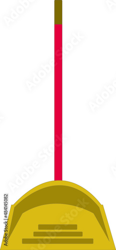simple dustpan vector for your design needs