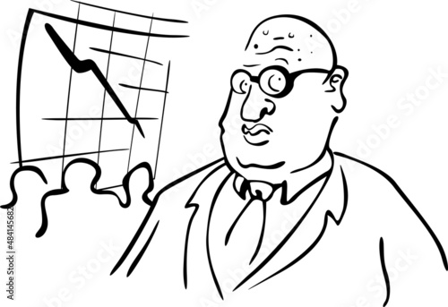 A large group of people are seeing a decline in stocks
